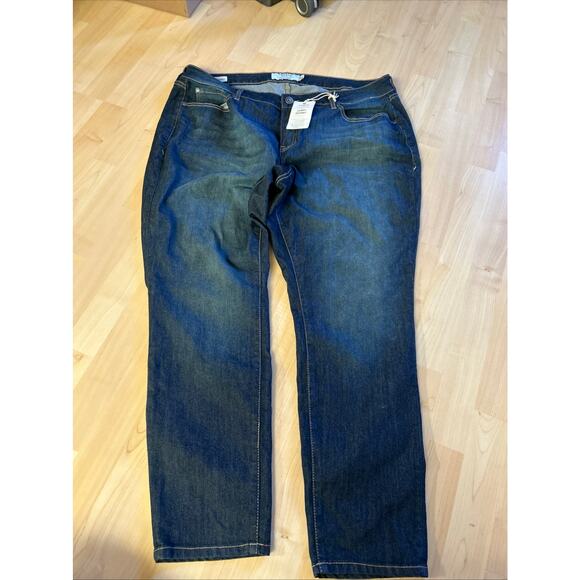 Torrid Jeans Womens 20 S Skinny Dark Wash Fade Stretch Soft Legging Denim - Picture 1 of 8